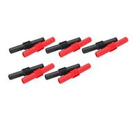 YDuupxe Coupleur de Fiche Banane 4 Mm, Adaptateur d'extension Fospower Plugs Coupler Kit de Connecteur électrique Prise Banane Sondes de Test, Adaptateur 10 Pièces pour Test Numérique électrique