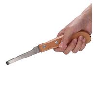 YDuupxe Couteau de Sabot en Acier en Carbone pour Garniture de Cheval, Durable, Poignée Ergonomique, Facile à Utiliser avec Lame Tranchante, la Main Gauche ou Droite, Couper le (Main gauche d'une