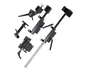 YDuupxe Dispositif D'affûtage pour Outils de Tour, Acier 4 Axes pour | Système de Meulage, Construction en Acier, Plateforme de 3 X 5 Pouces, Ciseaux et Gouges de Menuiserie, pour Meuleuses de 8