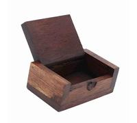 YDuupxe Distributeur de Cure-dents, Mini Boîte de Rangement de Poche, Superbe Décoration d'intérieur, 9 X 5,5 Cm, fabriqué à la Main en Bois, Ajout élégant pour la Maison, Bar, Porte-Cure-dents en