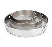 YDuupxe Ensemble de Tamis à Farine, Acier Inoxydable 304, Tamis à Poudre 3 Pièces pour la Pâtisserie et les Desserts DIY, Idéal pour un Usage Domestique et Professionnel