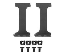 YDuupxe Extension de Profondeur de Support de Serveur 1U 4 Pouces en Alliage d'Aluminium pour Rack de 19 Pouces avec Dissipation Thermique