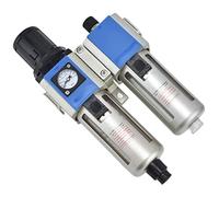 YDuupxe Filtre de Compresseur d'air, unité de Régulateur de Séparateur d'eau ' en Alliage 'aluminium avec Trois Modes de Drainage pour une Filtration Efficace de l'air (GFC300-15)