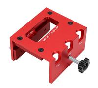 YDuupxe Gabarit de Défonceuse pour Loquet de Porte, 2,54 Cm sur 5,72 Cm | Alliage D’aluminium, Finition Anodisée, Portes en Bois, 1 3,8 et 1 3,4 Pouces, Kit D’installation de Serrure de Porte,