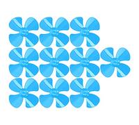 YDuupxe Hélice de Bateau de 40 Mm, Matière Plastique, 4 Modèles, Installation Facile pour Arbre Moteur de 2 Mm, Idéale pour Les Voitures Jouets Télécommandées (Blue)