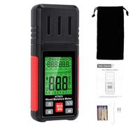YDuupxe Humidimètre pour Bois, Béton, Cloison Sèche, Détecteur Numérique | Sondes remplaçables en acier inoxydable, écran LCD rétroéclairé 3 couleurs, 7 modes d\'étalonnage des matériaux, testeur