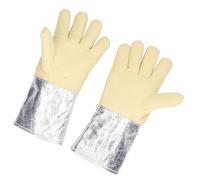 YDuupxe Ignifuges, Résistance Thermique en Feuille d'aluminium, Conception en Peau de Vache, Haute Température 932F pour le Soudage Industriel