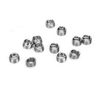 YDuupxe Inserts de Réparation de Filetage 50 Pièces, Manchon à Vis en Acier Inoxydable, écrou de Réparation Haute Résistance pour Trous Filetés M8 X 1.25 (1D)