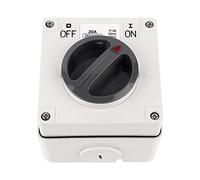 YDuupxe Interrupteur Sectionneur Extérieur, Commande Rotative en PC (3P20A)