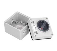 YDuupxe Interrupteur Sectionneur Extérieur, Commande Rotative en PC (3P63A)