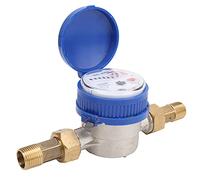 YDuupxe Jauge de Compteur d'eau Verticale Mécanique Froide avec Sortie d'impulsion 1/2 Jardin Usage Domestique Mesure Potable en Raccords en Gallons Facile à Lire, pour les Maisons, les Jardins,