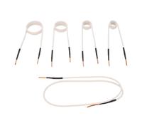 YDuupxe Kit de Bobine de Chauffage par Induction, Cinq Tailles, Bobines | Outil de retrait de fixations rouillées, fil de laiton jusqu\'à 1200C, remodelé pour les roulements d\'écrous de boulons
