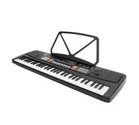 YDuupxe Kit de Clavier électrique 61 Touches, Piano électronique Portable pour Débutants, Microphone Rechargeable, Apprentissage de la Musique Numérique, Puzzle éducatif, Instruments de Musique,