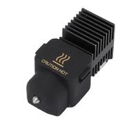 YDuupxe Kit D'imprimante 3D Hotend Hot End, Bloc Chauffant D'extrudeuse avec Buse en Acier Inoxydable en Alliage de Ti en Laiton plaqué Ni pour Mini Imprimantes 3D A1 A1 (0,2 mm)