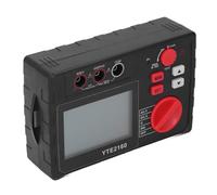 YDuupxe Mégohmmètre Numérique 0-10GΩ, Isolation 1000V, 9999 Comptes | Testeur de Valeur Résistive, Boîtier Robuste Antichoc, Maintenance des Télécommunications, Systèmes électriques, écran LCD