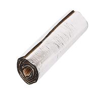 YDuupxe Mousse D'isolation Thermique et Phonique de Voiture, 50 X 200 Cm, 10 Mm D'épaisseur, Feuille D'aluminium, Caoutchouc, Coton, avec Dos Adhésif, Imperméable, Ignifuge, pour