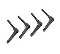 YDuupxe Poignée de Fixation Réglable, Pince Femelle Universelle à Filetage Mâle, 4 Pièces, Levier de Serrage en Acier Inoxydable pour Machines d'emballage, équipement d', Travail du Bois, Cliquet