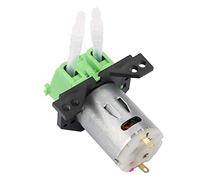 YDuupxe Pompe Péristaltique de Dosage, Pompe Chimique Péristaltique pour Aquarium, Doseuse Auto-amorçante, CW CCW, Tube en Silicone sans Valve, pour Analyse Biochimique Expérimentale (12 V 3 * 5)