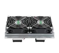 YDuupxe Refroidisseur Thermoélectrique Peltier, Système de Refroidissement à Semi-conducteur avec Bloc de Refroidissement de Grande Surface et Ventilateurs pour Petit Réfrigérateur, Mini Climatiseur