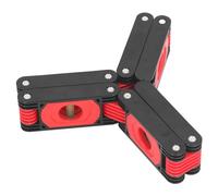 YDuupxe Règle de Niveau Pliable à 6 Sections Aluminium Multifonctionnel 72 Cm avec des Escaliers de Plomberie Magnétique pour les Coins de Plomberie du Bois