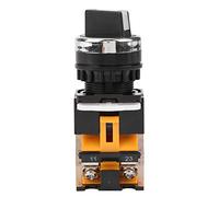 YDuupxe Sélecteur 3 Positions Autobloquant 2NO pour Circuits électriques LA38-20X3, Excellent Interrupteur pour Remplacer Ceux Cassés, Télécommande Utilisée dans le Démarreur, Contacteur