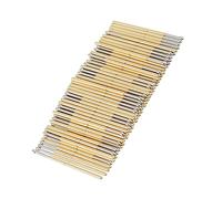 YDuupxe Sonde de Test à Ressort 100 Pièces, Remplacement de Tête Conique avec Ensemble pour une Utilisation Durable, avec Tête en Forme de Cône pour le Test de Composants à Trou