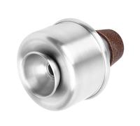 YDuupxe Sourdine de Trompette en Aluminium, Contact en Liège (SILVER) | Tonalité d\'entraînement silencieuse, répétition d\'orchestre de jazz, conception portable pour adulte débutant