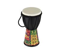 YDuupxe Tambour Africain, Érable Fibre de PVC (Totem) | Poignée tissée à la main, cavité d\'arc ergonomique, conception portative légère, pour les performances en plein air des