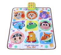 YDuupxe Tapis de Danse électronique, Niveaux de difficulté Réglables pour Débutants et Adultes, Fond Antidérapant, Jeu de Développement de la Coordination 82 X 65 Cm