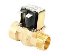 YDuupxe Vanne de Régulation de Pression en Laiton DC 12 V G3/4 pour Système d'alimentation en Eau, électrovanne électrique, Vanne d'Eau électrique, électrovanne Magnétique, NC