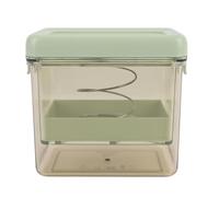 YDuupxe Yaourtière Grecque Faite Maison, PS de qualité Alimentaire, HIPS, Acier Inoxydable avec Séparation Efficace du Lactosérum, Construction Durable, Conception Réutilisable pour un (GREEN)