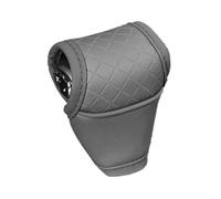 YDXHERTA 1 Housse De Levier De Vitesse En Cuir PU Pour Voiture Protection De Pommeau De Levier De Vitesse Accessoires D'intérieur Pour Automobile Amélioration Intérieure(Gray)