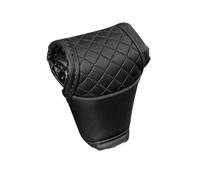 YDXHERTA 1 Housse De Levier De Vitesse En Cuir PU Pour Voiture Protection De Pommeau De Levier De Vitesse Accessoires D'intérieur Pour Automobile Amélioration Intérieure(Black)