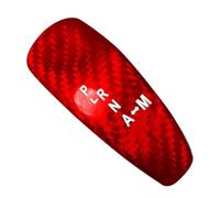 YDXHERTA 1 Pièce De Garniture De Pommeau De Levier De Vitesse De Console Centrale En Fibre De Carbone Pour Nissan GTR R35 2017 2018 2019 2020 2021 2022 Amélioration Intérieure(Rood)