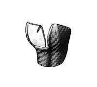 YDXHERTA Accessoires En Fibre Carbone Véritable Pour Polo Pour Passat Pour Tayron Pour Tharu Pour Tacqua Habillage Autocollant Pour Pommeau Levier Vitesse Amélioration Intérieure(Black)