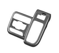 YDXHERTA Autocollant De Garniture De Panneau De Pommeau De Levier De Vitesse Central De Voiture Pour Suzuki Pour Spacia Pour Spacia Custom MK04 Série 2024- RHD Amélioration Intérieure(Carbon Fiber)