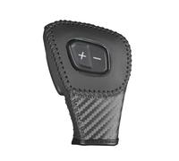 YDXHERTA Autocollant Pour Pommeau De Levier De Vitesse Intérieur En Cuir Conduite À Gauche Pour Everest Pour Ranger Pour Review 2020-2023 Amélioration Intérieure(Carbon Fibre,Left)