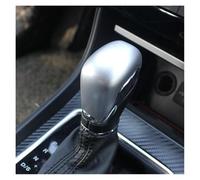 YDXHERTA Cache-bouton Intérieur De Levier De Vitesse Autocollant En Fibre De Carbone Décoration Intérieure Pour MG5 Pour MG6 Pour MG HS ZS Amélioration Intérieure(Silver)