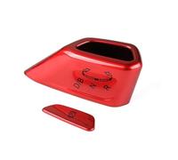 YDXHERTA Cadre Décoratif Pour Pommeau De Levier De Vitesse Et Cache-bouton P Garniture Décorative Intérieure Pour ID.3 ID.4 ID3 ID4 Pour Crozz ID6 Amélioration Intérieure(Rood)