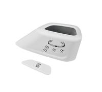 YDXHERTA Cadre Décoratif Pour Pommeau De Levier De Vitesse Et Cache-bouton P Garniture Décorative Intérieure Pour ID.3 ID.4 ID3 ID4 Pour Crozz ID6 Amélioration Intérieure(Silver)