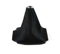 YDXHERTA Colliers De Changement De Vitesse De Voiture Couvre Daim PU Cuir Universel Levier De Vitesse Manette De Vitesse Bouton Botte Guêtre Couverture Pièces Automobiles(Blue)