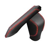 YDXHERTA Colliers De Levier De Vitesse En Cuir Pour Fit Pour City 2020 2021 AT Protection De Frein À Main Couvre-pommeau De Levier De Vitesse Amélioration Intérieure(Rood)