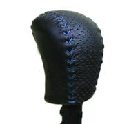 YDXHERTA Couvre-pommeau De Levier De Vitesse En Cuir Accessoires Automobiles Pour Acura MDX 2007-2013 Couvre-pommeau De Levier De Vitesse Amélioration Intérieure(Black blue with holes)