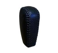 YDXHERTA Couvre-pommeau De Levier De Vitesse En Cuir Cousu Pour Volvo S60 V60 2011-2012 XC60 2009-2012 Couvre-pommeau De Levier De Vitesse Amélioration Intérieure(Black with holes)