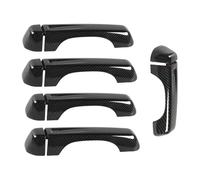 YDXHERTA Garniture De Poignée De Porte Latérale En Fibre De Carbone Autocollants Pour Poignée De Hayon Pour Jeep Wrangler JL 2018-2023 Pièces Détachées Automobiles