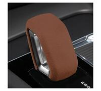 YDXHERTA Garniture De Pommeau De Levier De Vitesse En Daim Autocollant De Console Centrale Pour Volvo XC60 S90 XC90 S60 V60 XC40 V90CC 2022- Amélioration Intérieure(Brown)