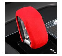 YDXHERTA Garniture De Pommeau De Levier De Vitesse En Daim Autocollant De Console Centrale Pour Volvo XC60 S90 XC90 S60 V60 XC40 V90CC 2022- Amélioration Intérieure(Rood)