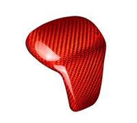 YDXHERTA Garniture Décorative En Fibre De Carbone Pour Pommeau De Levier De Vitesse Automatique Autocollant Pour Tiguan 2017 2018 2019 Amélioration Intérieure(Rood)