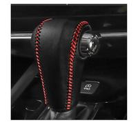 YDXHERTA Housse De Protection En Cuir Pour Pommeau De Levier De Vitesse Pour Vezel Pour HRV Pour HR-V 2014-2020 Colliers Levier Vitesse Automatiques LHD/RHD Amélioration Intérieure(Rood,LHD)