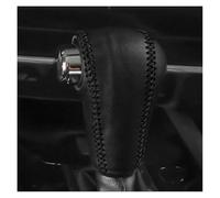 YDXHERTA Housse De Protection En Cuir Pour Pommeau De Levier De Vitesse Pour Vezel Pour HRV Pour HR-V 2014-2020 Colliers Levier Vitesse Automatiques LHD/RHD Amélioration Intérieure(Black,RHD)